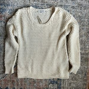 NWT MADEWELL Open-Stitch Austen Pullover Sweater